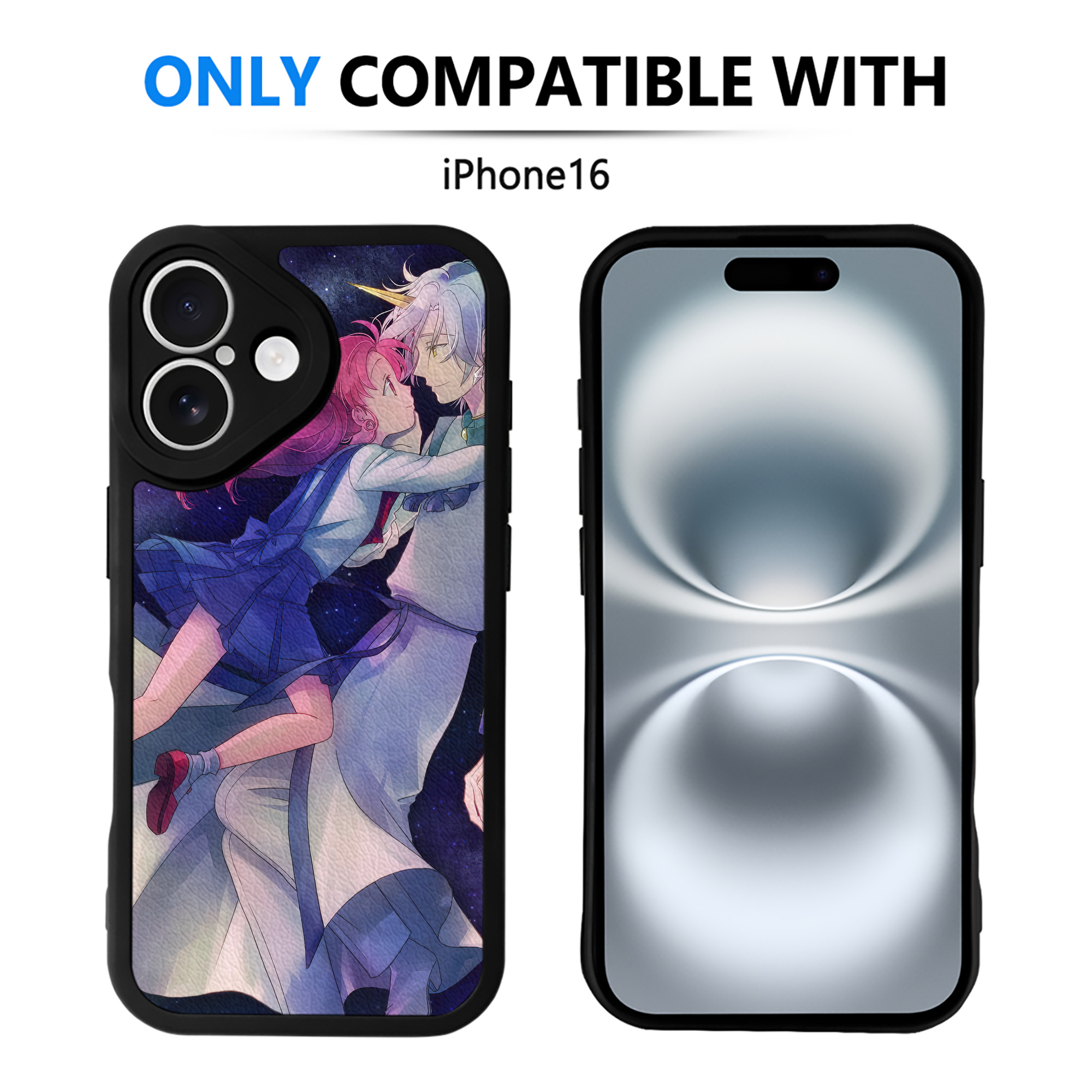 （画像用） 美少女戦士セーラームーン Sailor Moon 【iPhone 16シリーズ対応】シリコンスマホケース（レザー調） 材質：シリコン